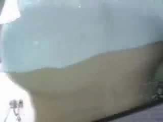 Japanese car washing with her tits vid