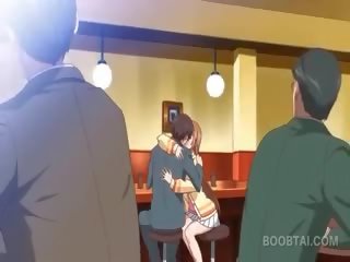 Redhead Anime School Doll Seducing Her cute Teacher