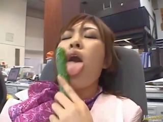 Young female Gently Licks pecker