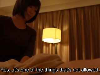 Subtitled Japanese hotel massage handjob goes ahead to sex movie in HD