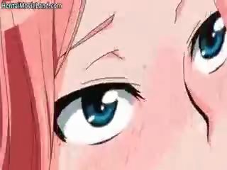 Perky Ginger Anime Teen Blowing Tube Part5